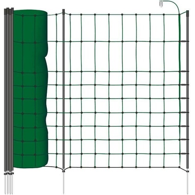 Elektrická ohradníková síť pro psy, králíky a kočky, výška 65 cm, délka 50 m, 1 hrot