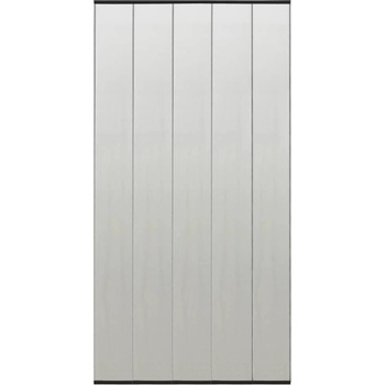 Image 1 of vidaXL Комарник за врата с мрежеста завеса черен 100x220 см полиестер (148710)