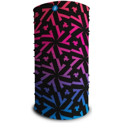 Bosa Snow Flakes Black multifunkční šátek