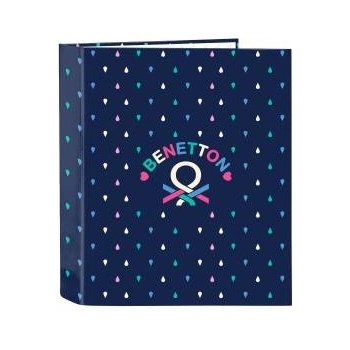 Benetton Папка с пръстени Benetton Drop Многоцветен A4 27 x 33 x 6 cm