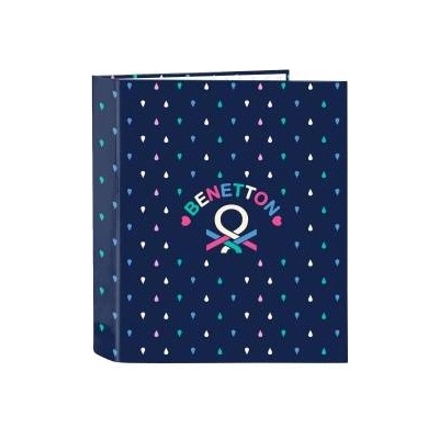 Benetton Папка с пръстени Benetton Drop Многоцветен A4 27 x 33 x 6 cm