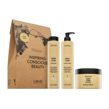 Lakmé Teknia Deep Care Pack комплект За увредена коса 300 ml + 300 ml + 250 ml