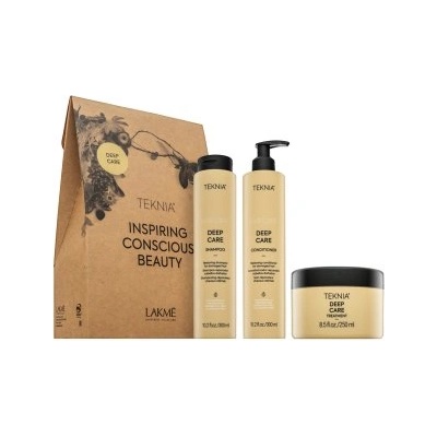 Lakmé Teknia Deep Care Pack комплект За увредена коса 300 ml + 300 ml + 250 ml