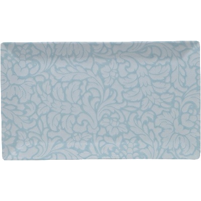 Saturnia Правоъгълна чиния SATURNIA Tiffany, 29x17, 5 см, светло синя (24524/ZTIBLU)