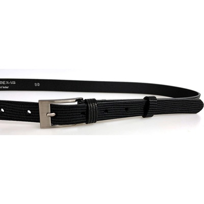 Penny Belts Dámský kožený pásek 183-603 černý