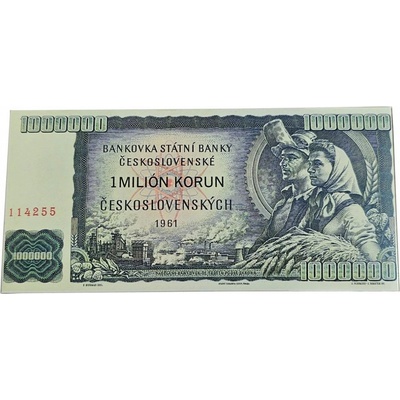 Fikar Čokoládová Bankovka 1.000.000 Kčs 60 g