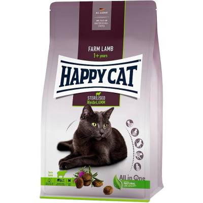 Happy Cat Sterilised Weide Lamm Jahňa 4 kg