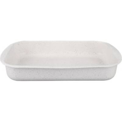 Voltz Тава за печене Oliver Voltz Nice OV51222E30S, 30 x 22 x 5.4 см, мраморно незалепващо покритие, без PFOA химикали, кремав меланж (OV51222E30S)