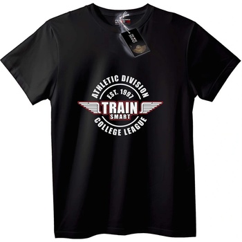 NOONEBRAND Тениска Тренирай Умно Атлетически Отдел - XL, Black