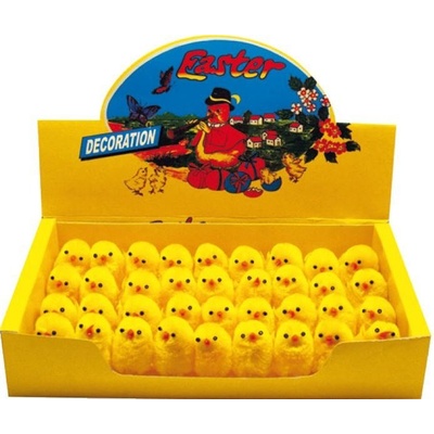 Velikonoční kuřátko 3 cm, papírová krabička – Sleviste.cz