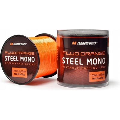 Tandem Baits Steel Mono Fluo orange 600 m 0,3 mm