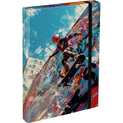 Baagl Папки за училищни тетрадки a4 Скейтпарк