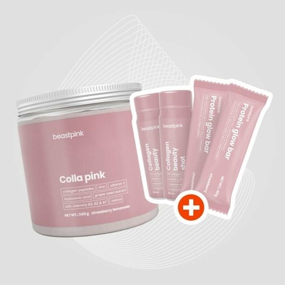 GymBeam Colla Pink jahodová limonáda 240 g