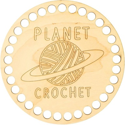 Natana dno na obháčkování Planet Crochet 15 cm NAT076
