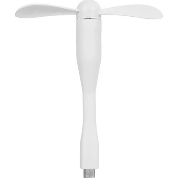 Micro USB Vetráčik - Biely
