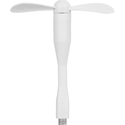 Micro USB Vetráčik - Biely