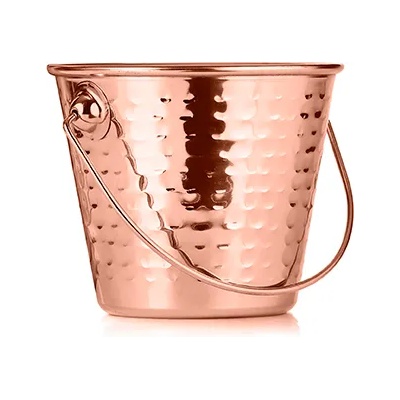 Horecano Мини кофичка за сосове с релеф и медно покритие 6.50cm x 6cm - 120 ml(SG-84347(0)) (0184108)