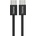 Hama Кабел HAMA Fabric, USB-C към USB-C, 1m, Nylon, Черен - 195002 (HAMA-195002)