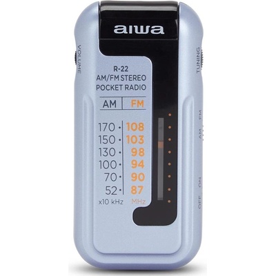 Aiwa R-22 strieborná