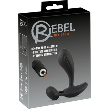 Image 1 of Rebel RC - 2в1 простатен вибратор (черен)