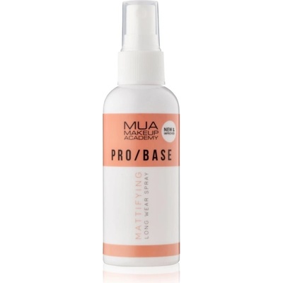 MUA Makeup Academy PRO/BASE Mattifying fixačný sprej pre kontrolu lesku 70 ml