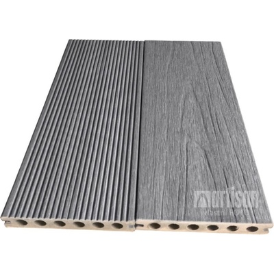 WPC dřevoplastová terasová prkna Dřevoplus PROFI 23x138x4000, Grey (šedá)