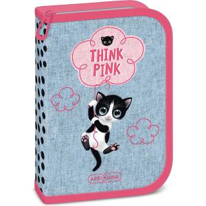 Ars Una Несесер с пособия Ars Una Think Pink - С 1 отделение, черни точки (53572851)