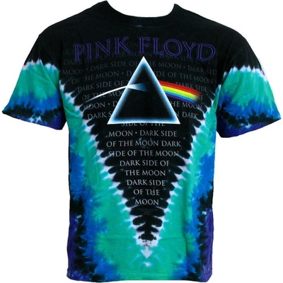 Liquid blue мъжка тениска Pink Floyd "Dark Side VDYE" LIQUID BLUE - LB11835