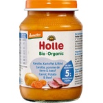 Holle Био ястие Holle - Моркови, картофи и говеждо, 190 g (8673) - ozone