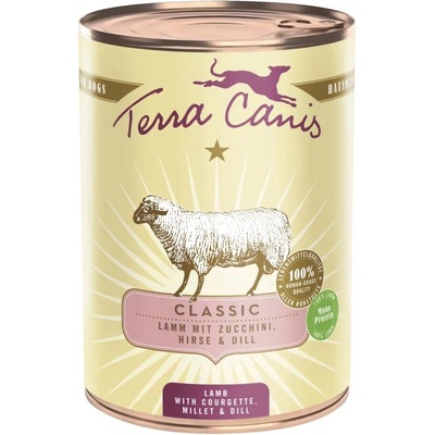Terra Canis Агнешка с тиквички, просо и копър 400 г