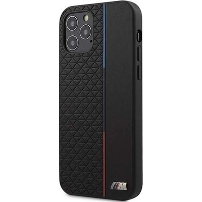 BMW M Collection Triangles Hard Case - кожен кейс за iPhone 12, iPhone 12 Pro (черен)