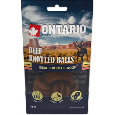 Ontario Rawhide Snack Twisted Stick 15 cm 1 ks