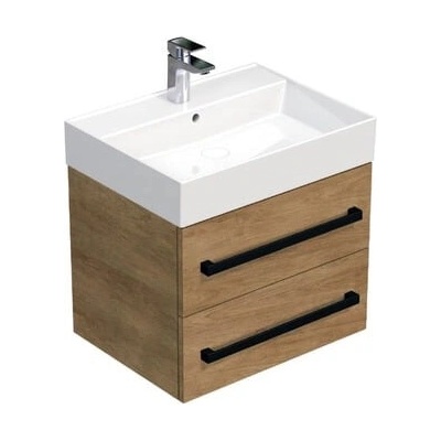 SAT Skříňka s umyvadlem Cube Way dub hickory mat CUBE46C603DHSAT