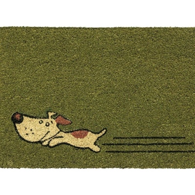 Breno Rohožka kokos Zelený pes 40x60 cm