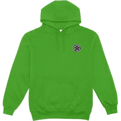 mikina SCOOTERING Long Hoodie s kapucí LIME green