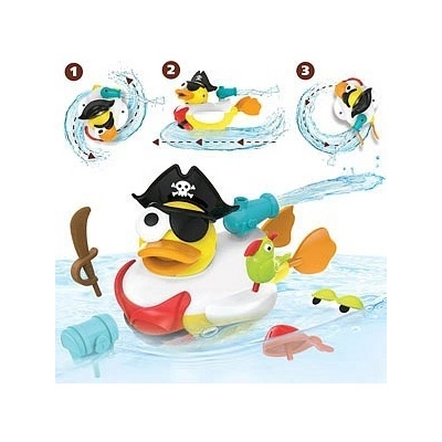 Yookidoo Kreatívna plávacia kačica Pirát