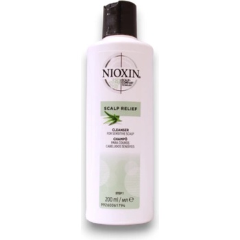 Nioxin Scalp Relief Шампоан за чувствителен, сух и сърбящ скалп 200 мл
