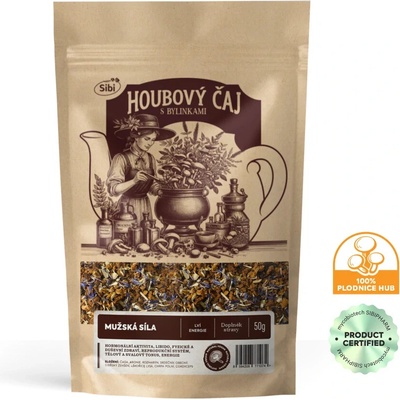 Sibipharm Mužská sila hubový čaj 50 g