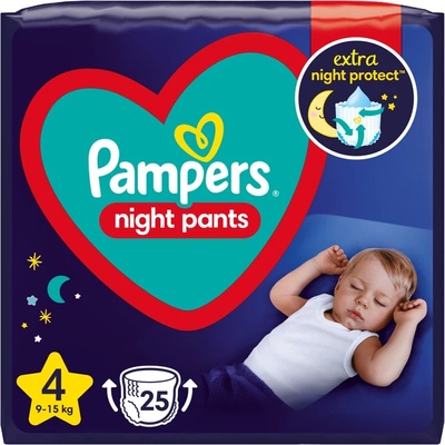 Pampers Night VP, гащички, S4, 25бр (1100004223)