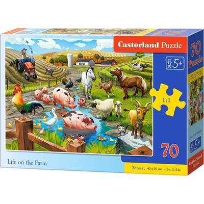 Castorland Пъзел Castorland от 70 части - Животът във фермата (B-070060)