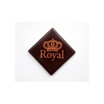 Čokoládová dekorace - Royal čtverečky