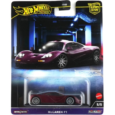 Mattel Hot Wheels Premium Exotic Envy McLaren F1