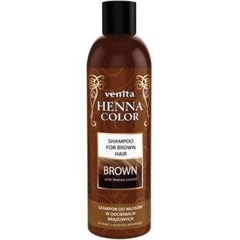 Venita Henna color šampon Brown hnědé vlasy 250 ml