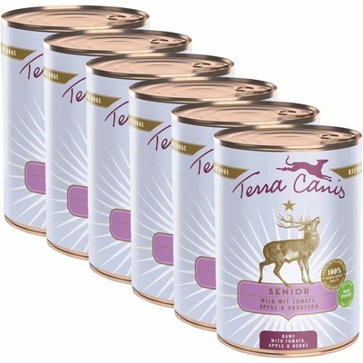 Terra Canis Senior Game with tomato apple & herbs 6 x 400 g