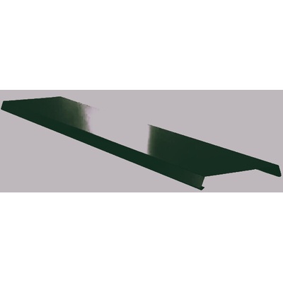 Atikový plech pozinkovaný FeZn lakovaný RAL 6005 zelená mechová dl.2m r.š.150mm