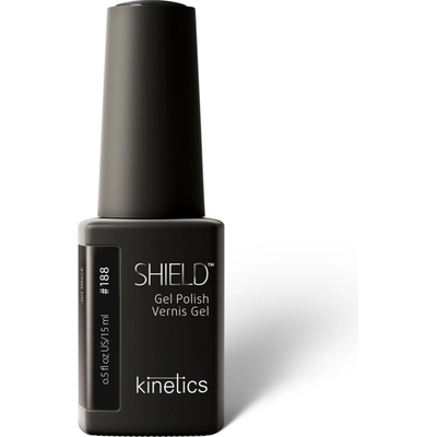Kinetics Gél lak Shield 188 Jet Black 15 ml