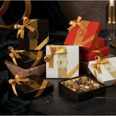 Bolci Diamond Boutique luxusní pralinky v dárkovém balení s mašlí 80 g