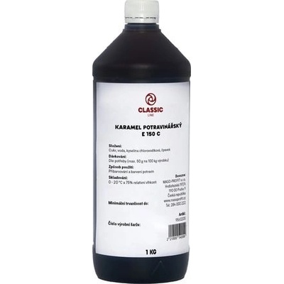 Classic line Kulér potravinářský karamel 1 kg – Zbozi.Blesk.cz
