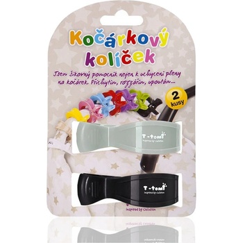 T-tomi Štipce 2 ks šedá čierna