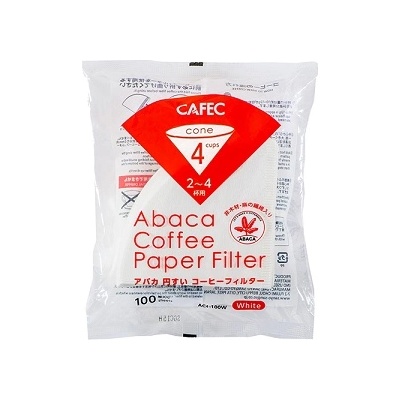 CAFEC Филтри от хартия Cafec Abaca с размери 2-4
